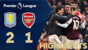 Aston Villa 2-1 Arsenal